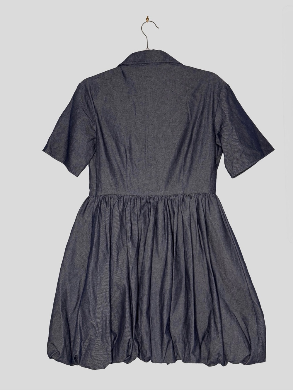 Anthropologie x Mare Mare Denim Bubble-Hem Dress - Picture 5 of 7